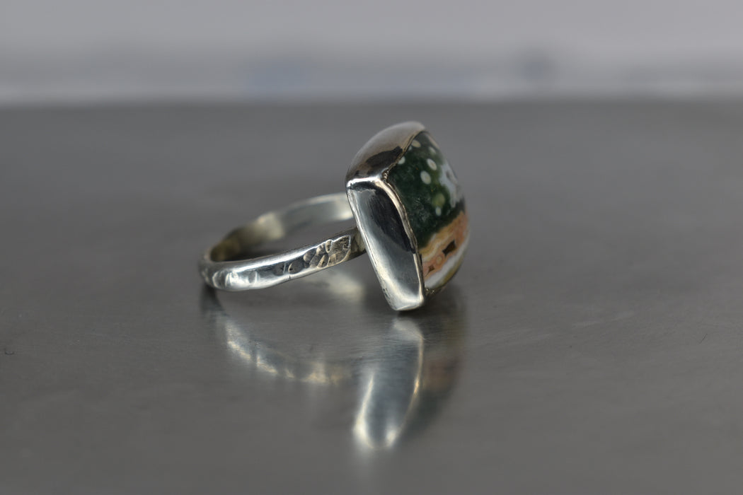 Oceanic Jasper ring