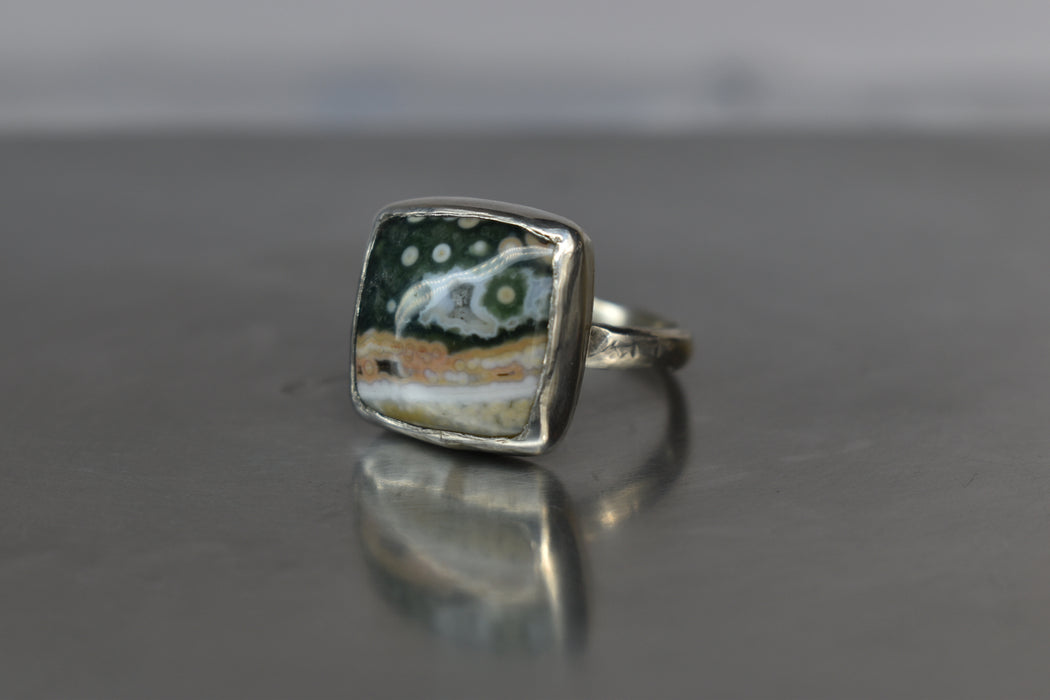 Oceanic Jasper ring